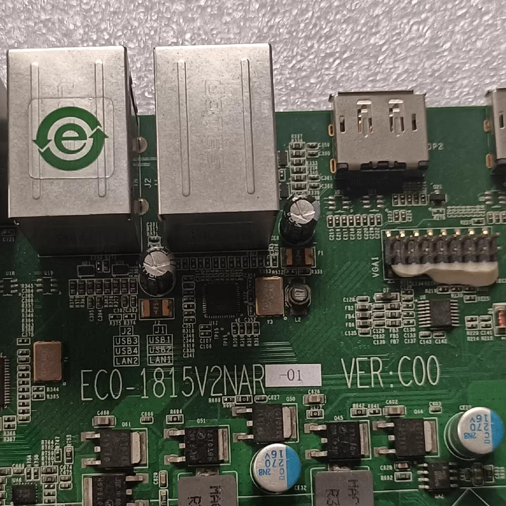 EVOC 듀얼 네트워크 카드 데스크탑 컴퓨터산업제어 컴퓨터 마더보드 EC0-1815V2NAR VER C00