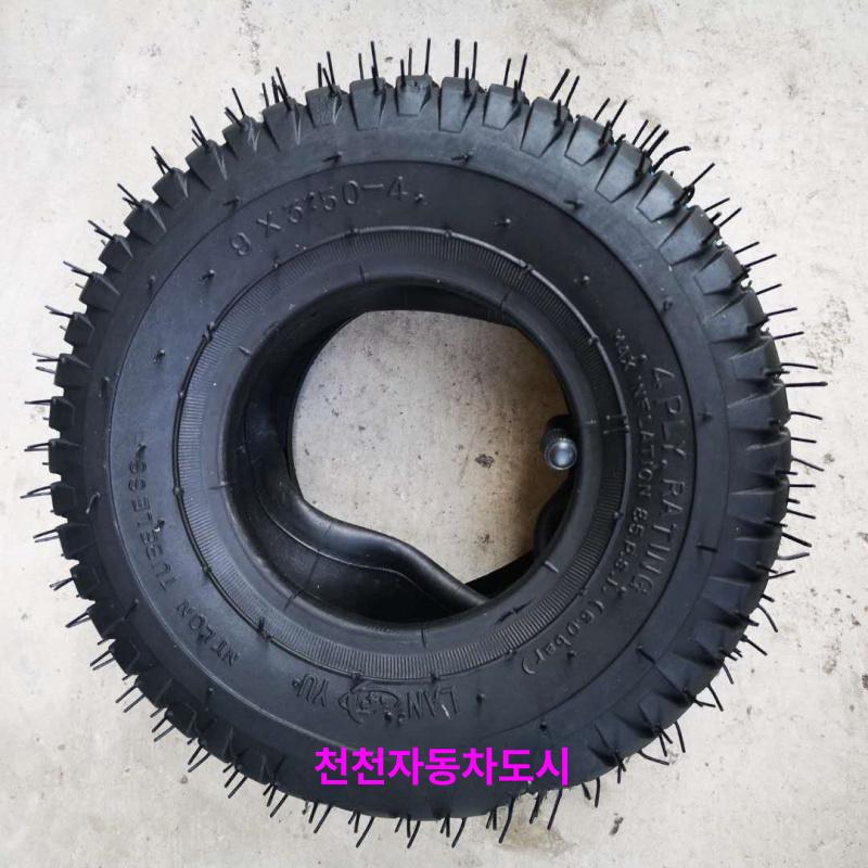 타이어 튜브 교체용 전동킥보드 부품 세트형 교체 스쿠터 9 x 3.5-4 외부 타이어 - 상세 이미지 3