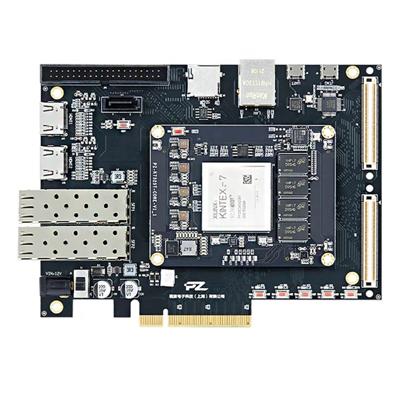 PuZhi PZ-K7410T-KFB 평가 키트 Xilinx Kintex-7 410T XC7K410 FPGA 개발보드PCIE USB SFP K410T 포함