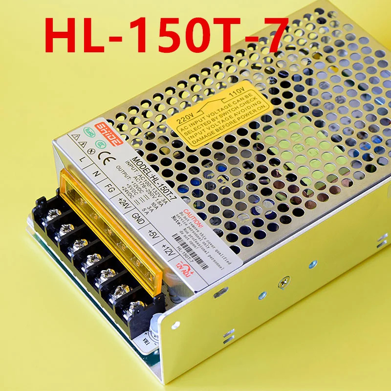 SHIDE 12V10A 5V3A 24V5A 150W HL-150T-7 새 전원공급장치 SL-120-12R3 교체