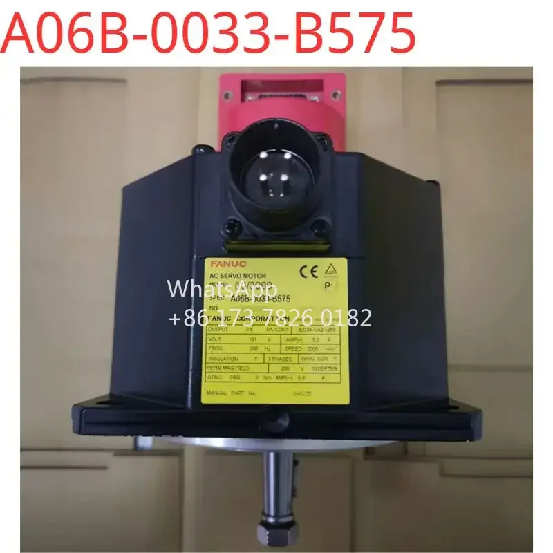A06B-0033-B575 리퍼 완료 서보모터 상태