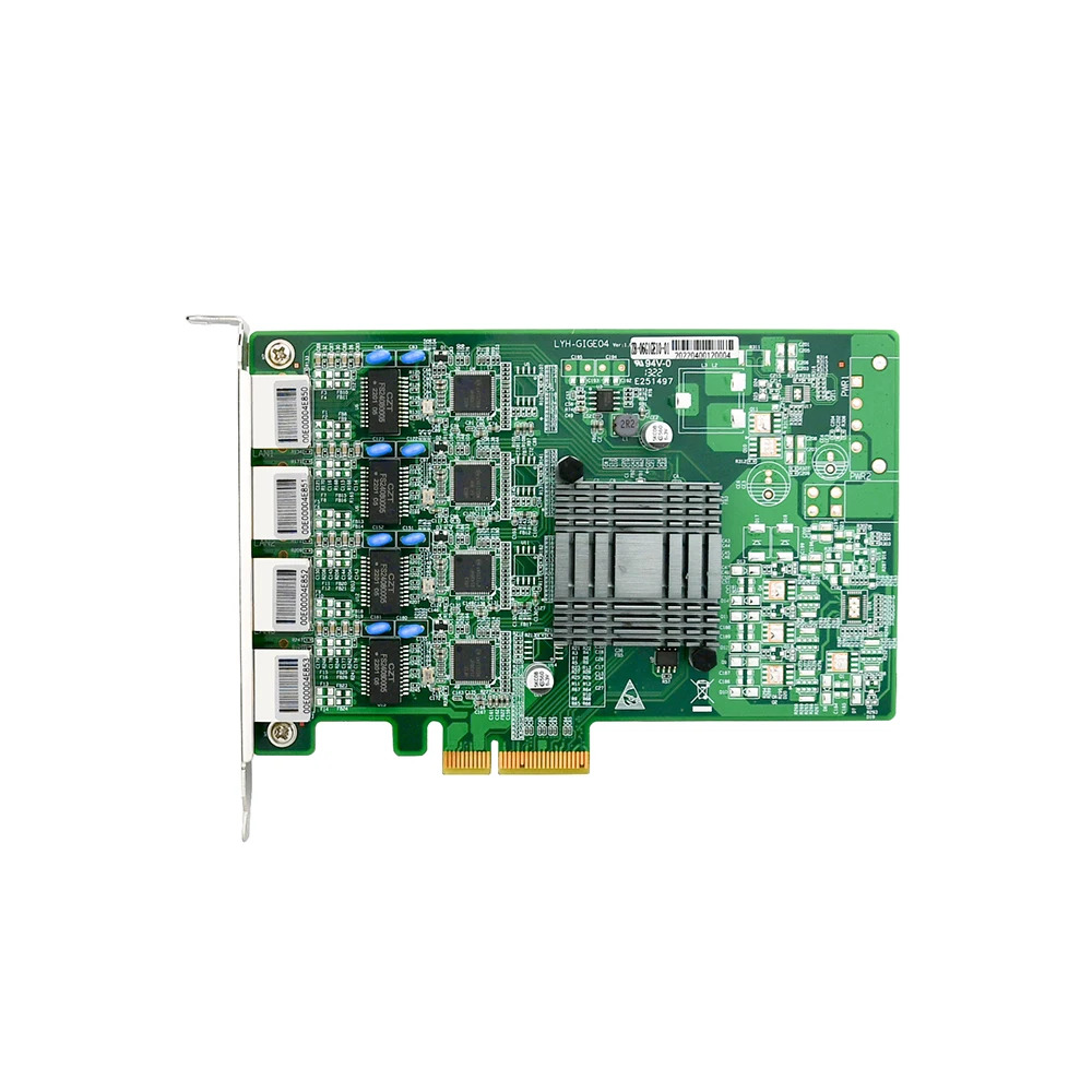 EFT-140 기가비트 산업등급 PCIE X4POE 네트워크 카드 lntel i211 칩 Io