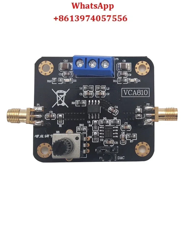 전압 제어 이득 증폭기 VCA810 가변 증폭 모듈 전경쟁
