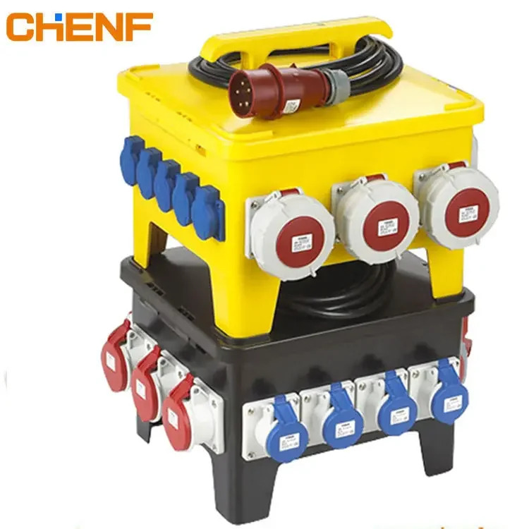 CHENF IP65 정션 산업플매트 카펫 러그 소켓 전원 3상 전기 방수 배전함
