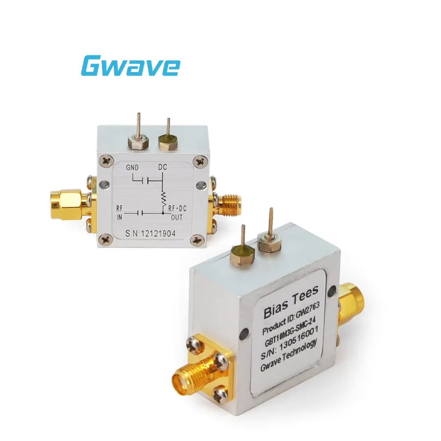 SMA 바이어스 티 IC 모듈 10MHz4.2GHz 주파수 범위 1000mA 72V DC 정격