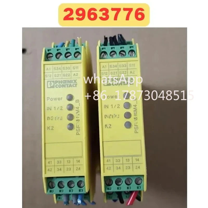 리퍼 안전 릴레이 2963776 PSR-SCP-24UC/ESM4/3X1/1X2/B 정상 기능 완료