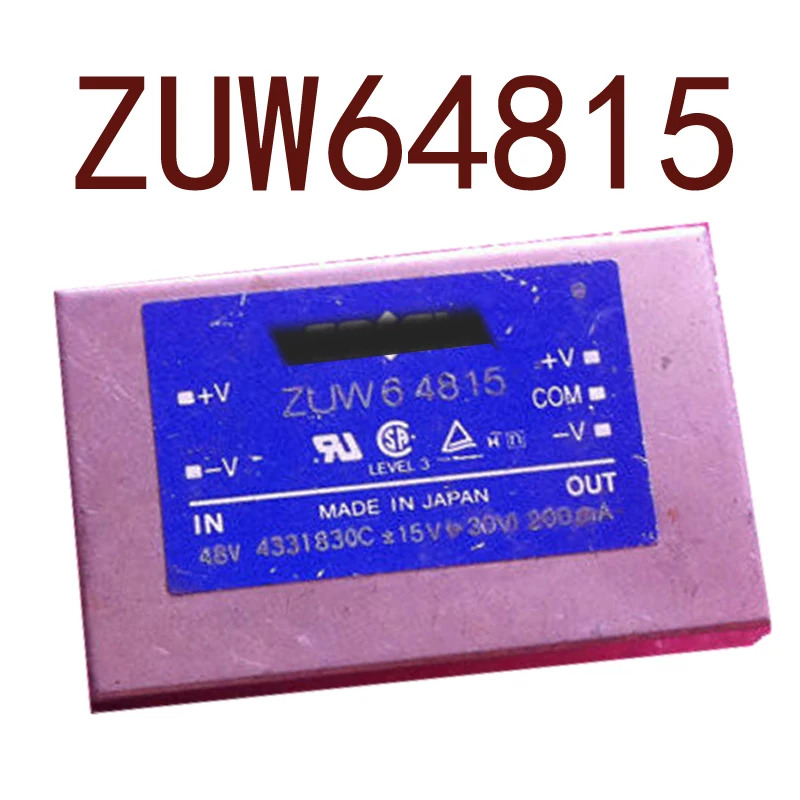 오리지널 ZUW64815 DC48V 15V-15V6W