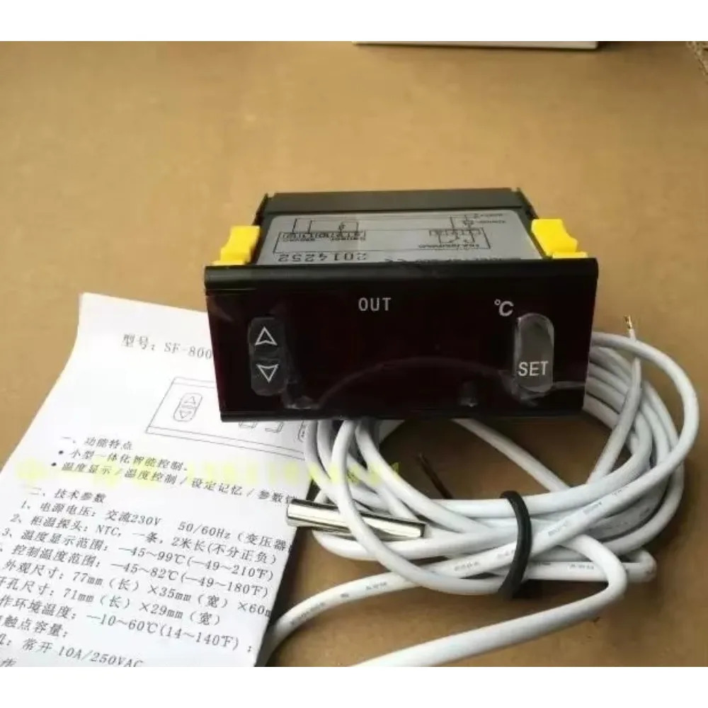 Sf-800 Shangfang Makanan Laut Kolam Renang 장치 Kulkas 온도 조절기 컨트롤러 Suhu Out