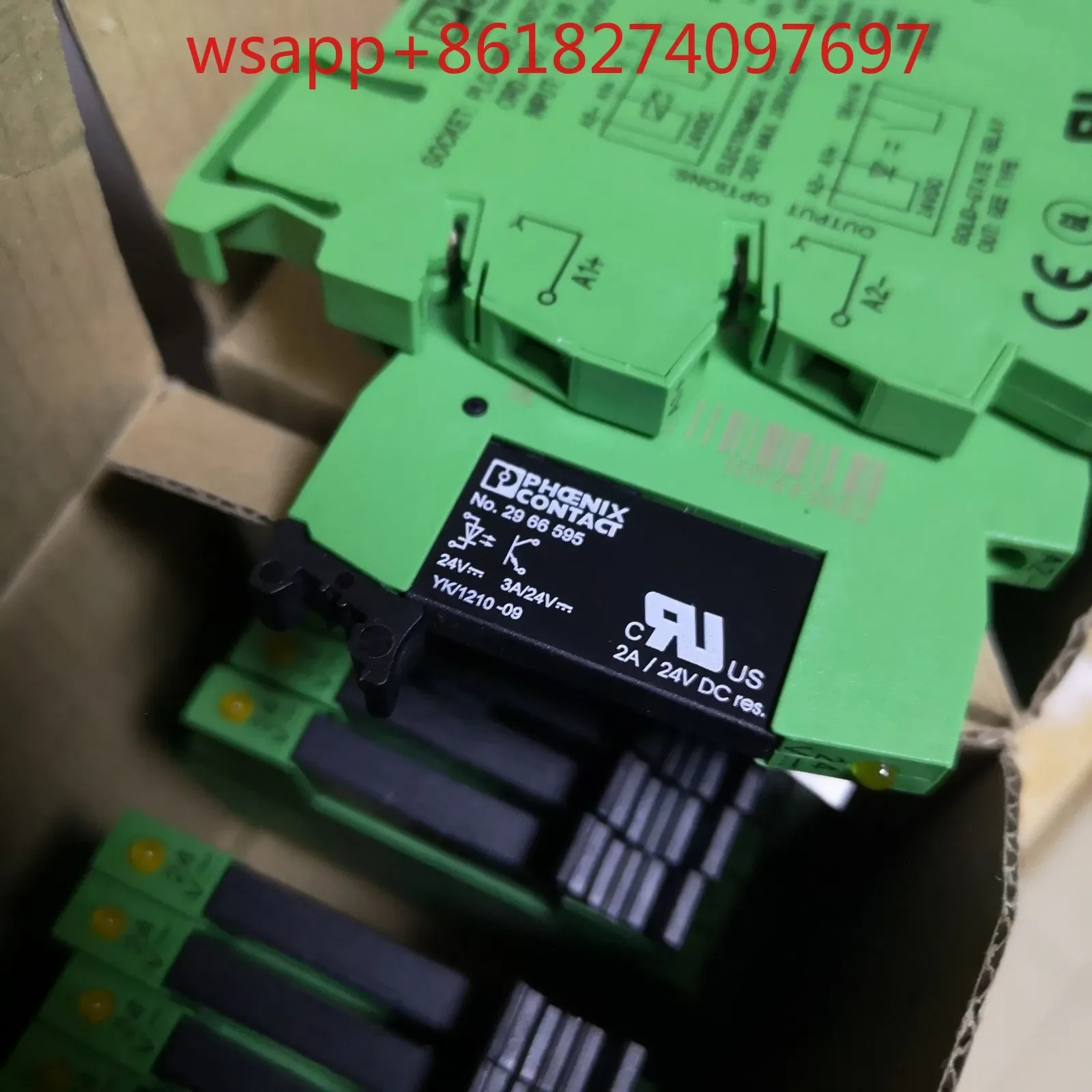 옵토커플러 릴레이 2966595 베이스 2966016 OPT-24DC/24DC/2