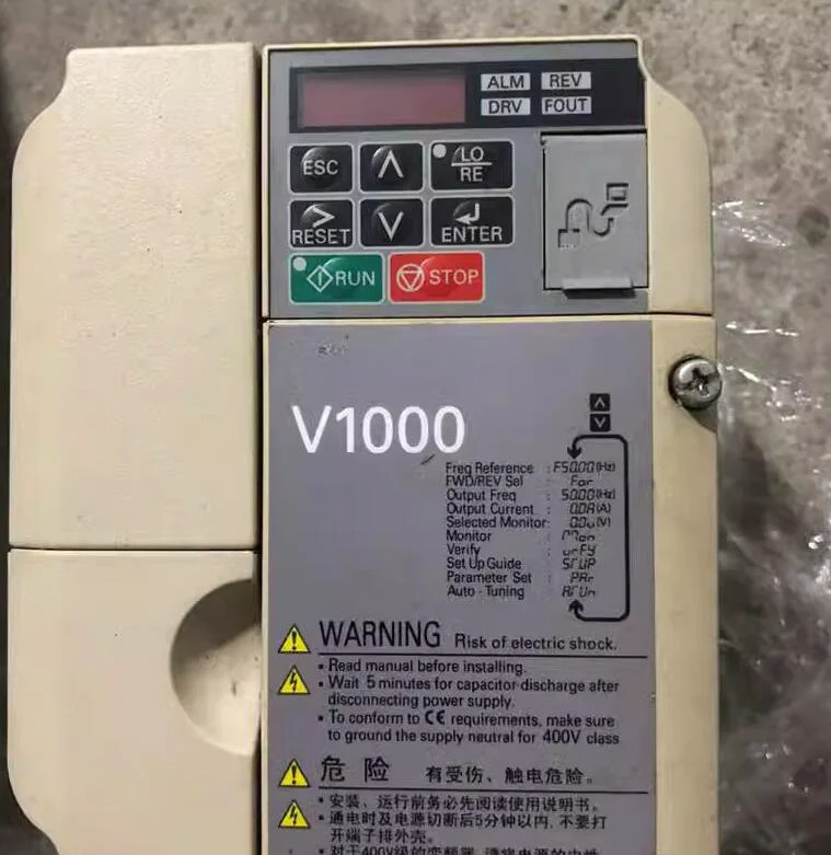 CIMR-VB4A0007BBA 3개월 으로 잘 작동함