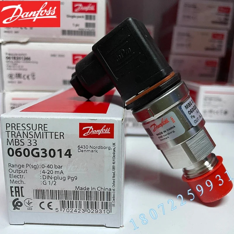 2025.4 압력센서 MBS 3-2011-A9AB08-0 060G3126 DANFOSS