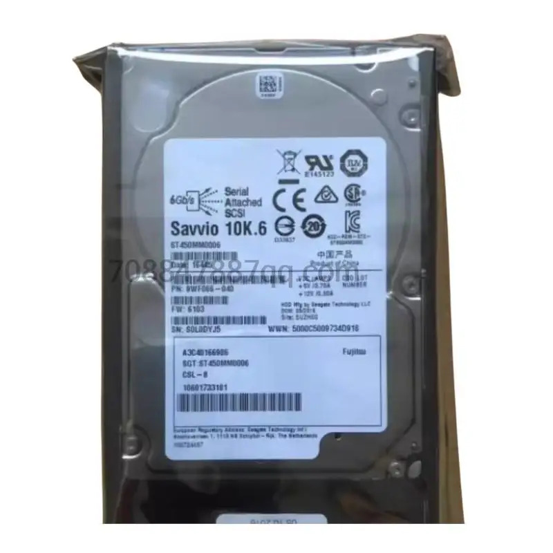 오리지널 ST450MM0006 Svio SAS 10K.6 2.5 450G 9WF066-040
