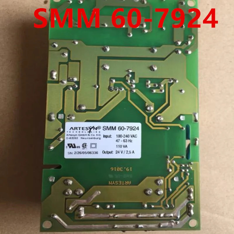 오리지널 리퍼 전원공급장치 ARTESYN 24V2.5A 60W SMM 60-7924 SMM60-7924 ACM60US24