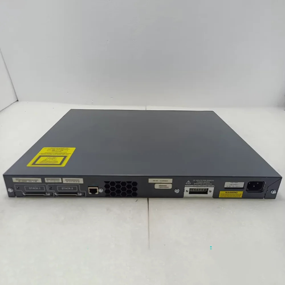 Cisco WS-C3750G-24PS-S24포트 기가비트 POE 전원 공급 4포트 광 네트워크 스위치