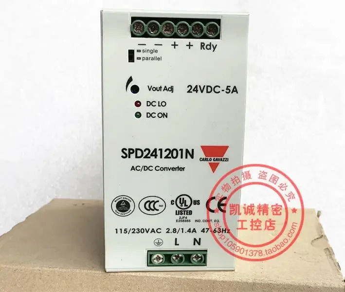 2025.4 Carlo Gazzi 스위칭 전원공급장치 SPD 241201 N 24VDC 5A