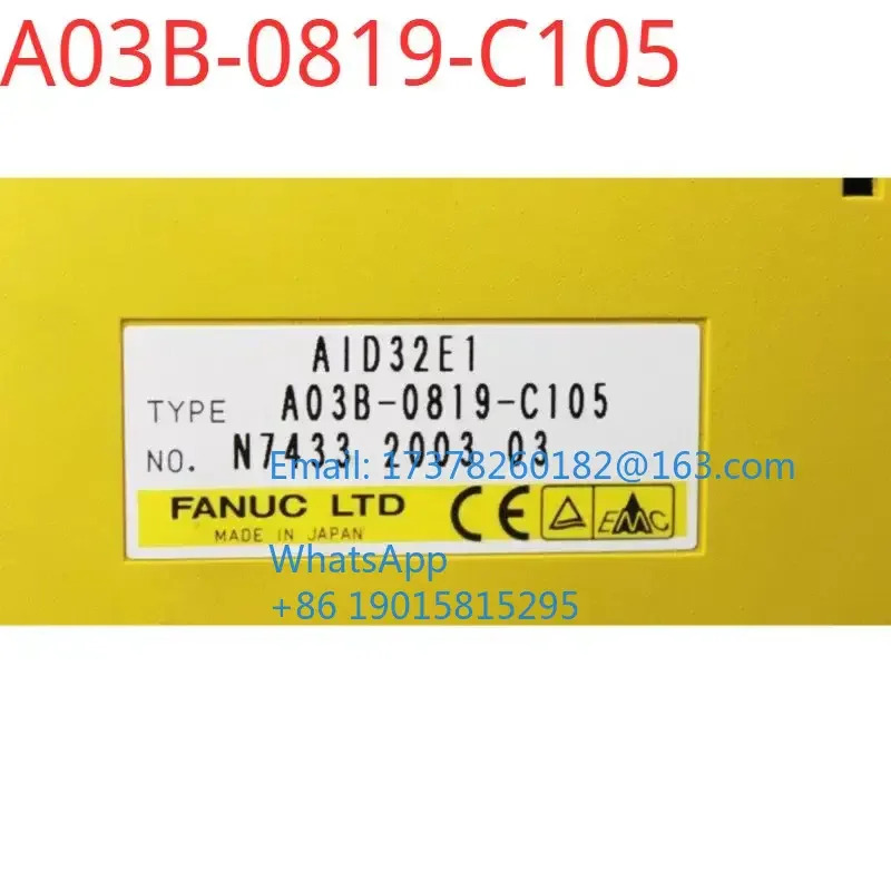 A03B-0819-C105 리퍼 완료 ok I/O 보드 상태