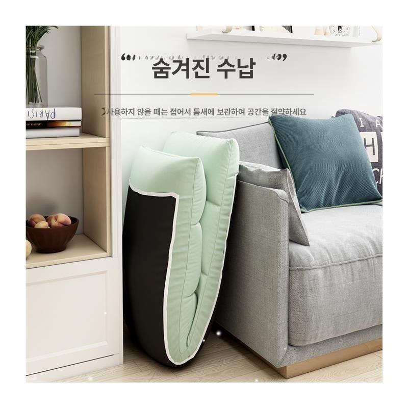 좌식 리클라이너 거실 등받이 조절 접이식 자취방 코성형 Q37 8칸 티그린 - 상품 이미지