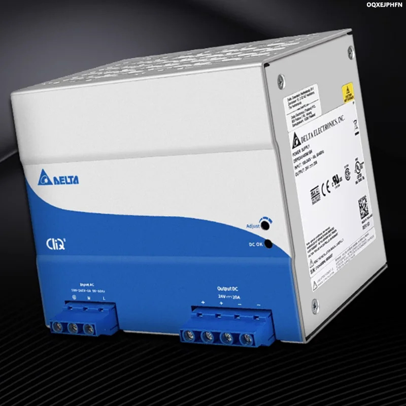 오리지널 레일 전원공급장치 DELTA 24V20A 480W DRP024V480W1BN