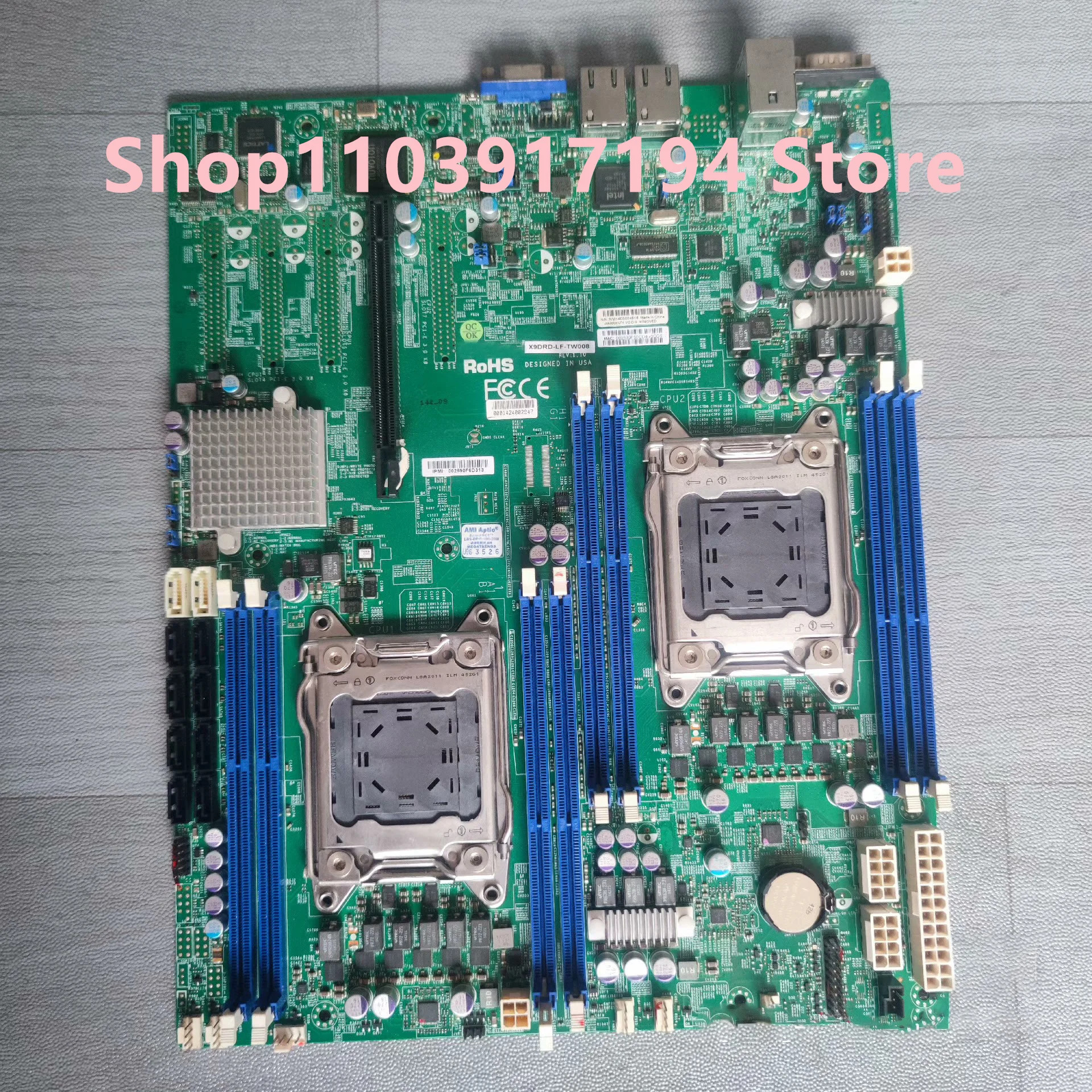 슈퍼 X9DRD-LF-TW008 마더보드2 회로 X79 LGA2011 E5-2600 V1V2