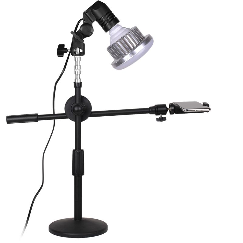 소품 LED 거치대 방송용 스탠드 사진촬영 촬영조명 사진 음식 조명