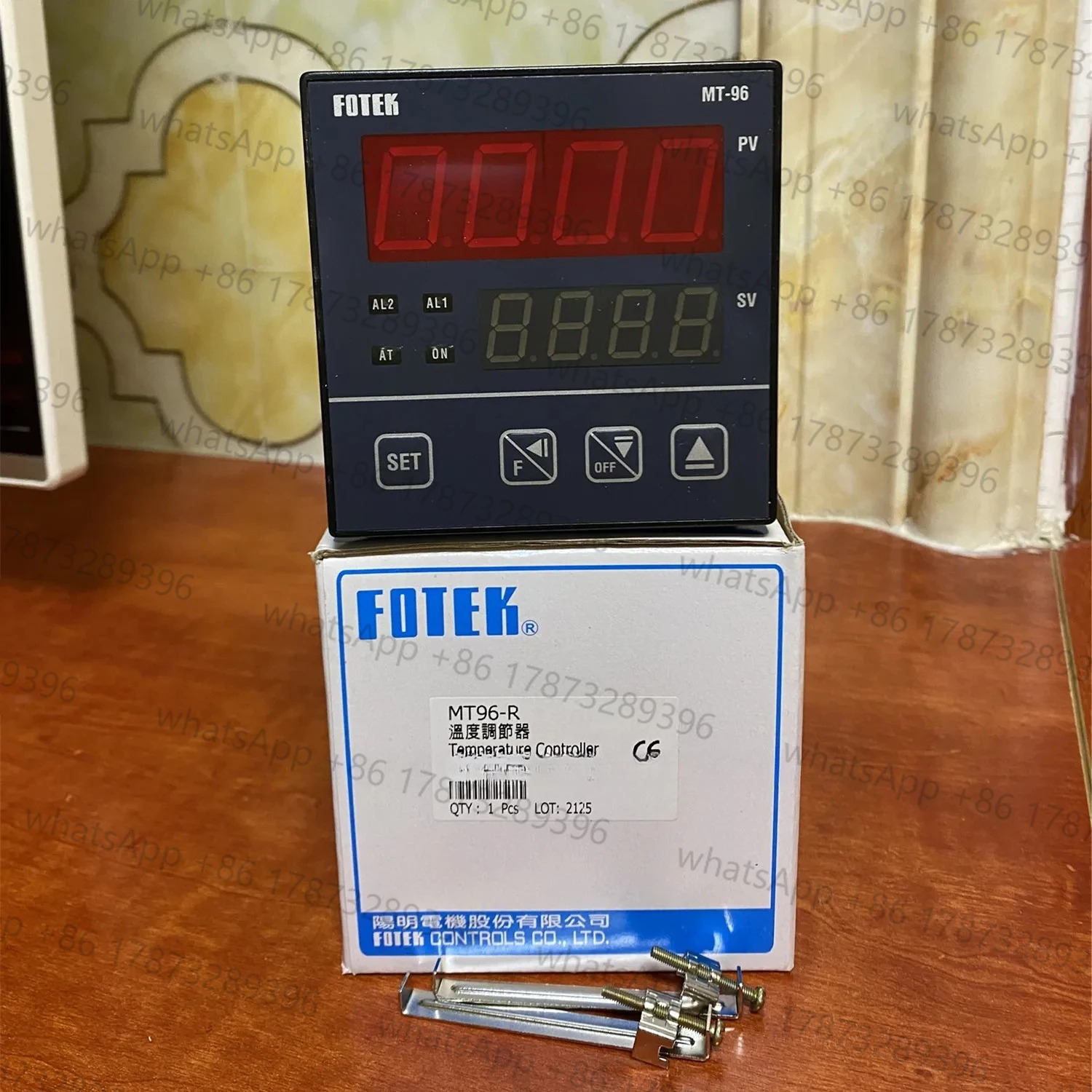 MT96-R 릴레이 출력 FOTEK PID 퍼지 온도 컨트롤러 새 원본 96x96x80