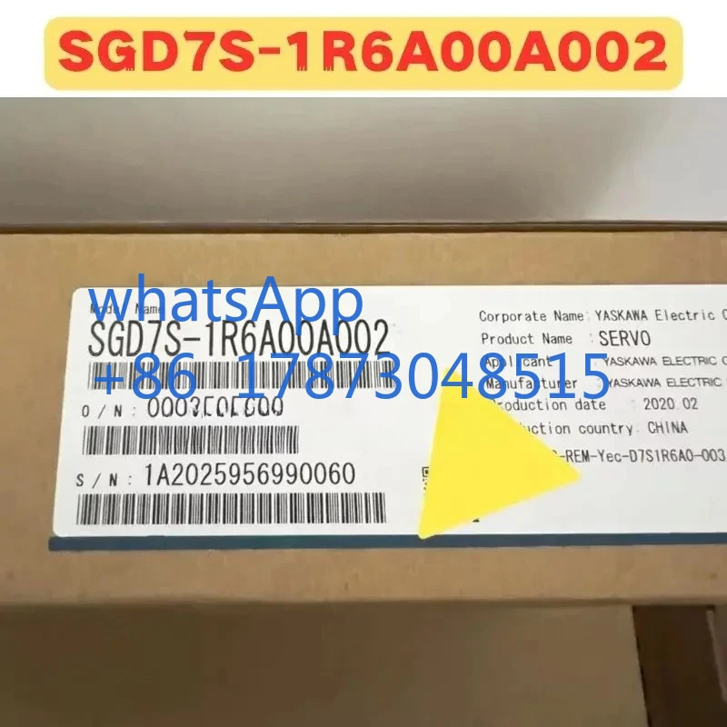 오리지널 SGD7S-1R6A00A002 SGD7S 1R6A00A002 서보 드라이브