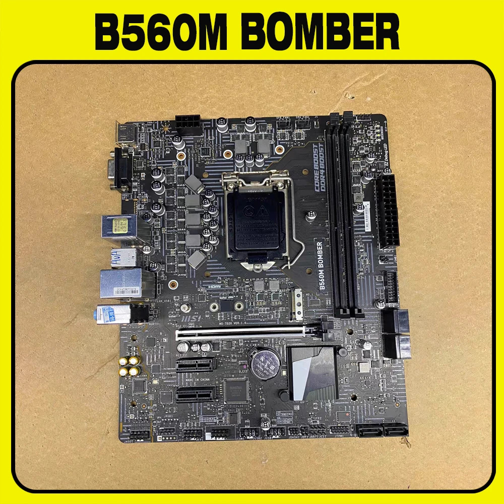 MSI B560 Miro- 마더보드 LGA1200 2xDDR4 64GB PCIe 3.0 VGA HDMIB560M BOMBER