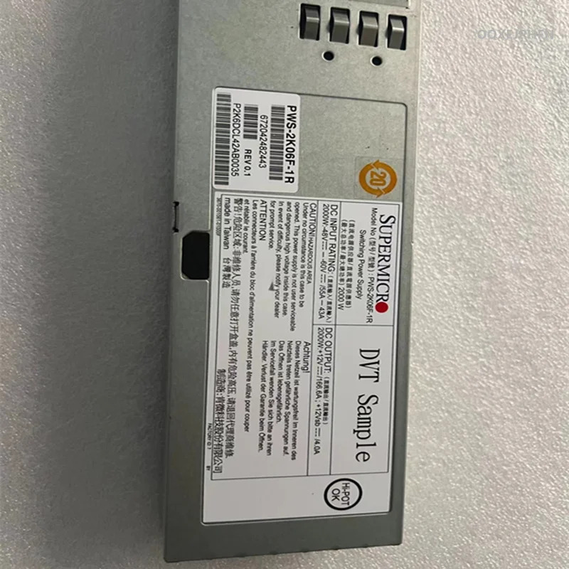 SUPERMICRO DC 2000W 전원공급장치 PWS-2K06F-1R거전원공급장치