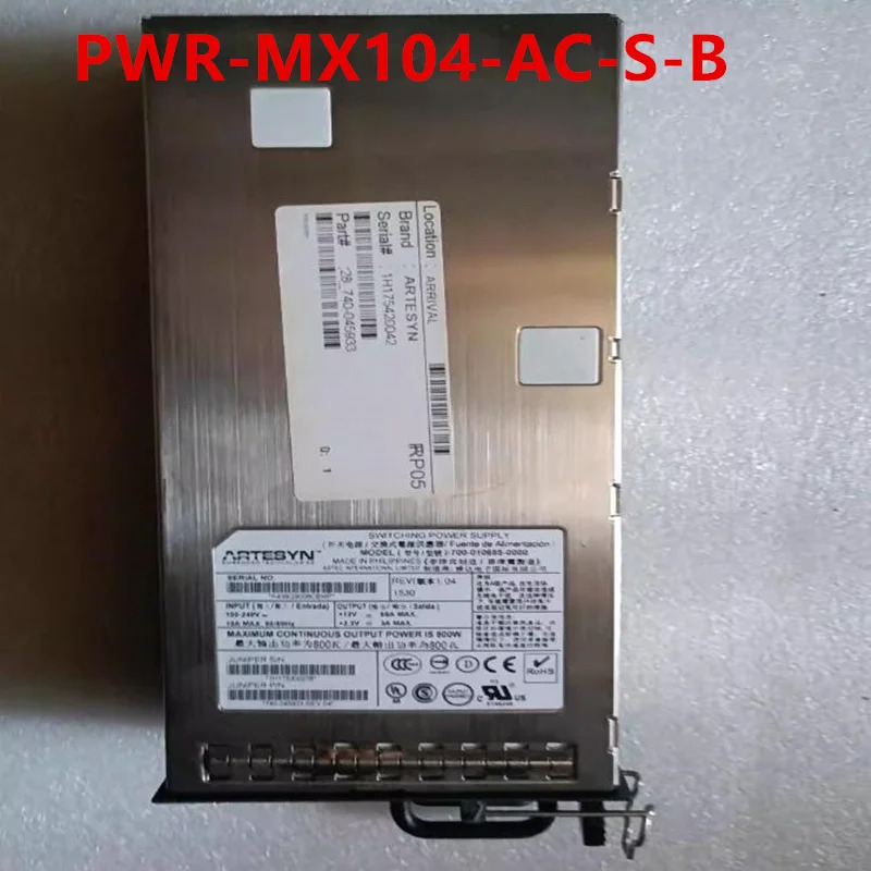 JUNIPER 800W PWR-MX104-AC-S-B 700-거새 전원공급장치 010685 -0000 740- 045933