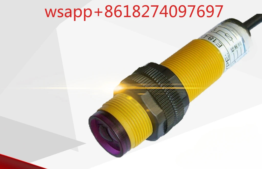 E18-D10PK 확산 반사 원형 광전스위치 PNP DC 정상 개방 10cm
