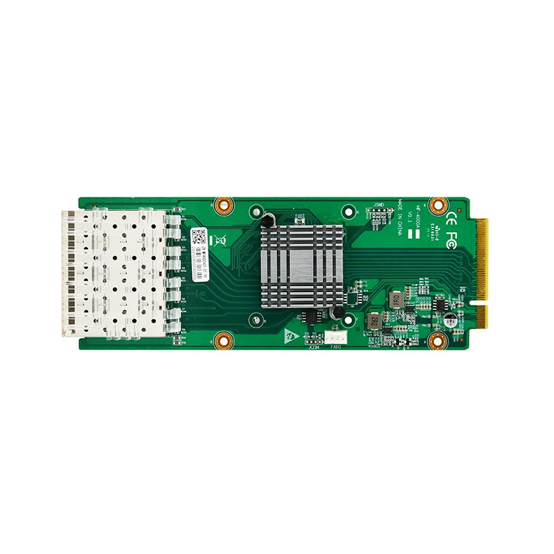 서버 PC 산업Windows Linux4포트 기가비트 PCIe 파이버 네트워크 카드 SFP 1000Mbps N400L-X4 칩