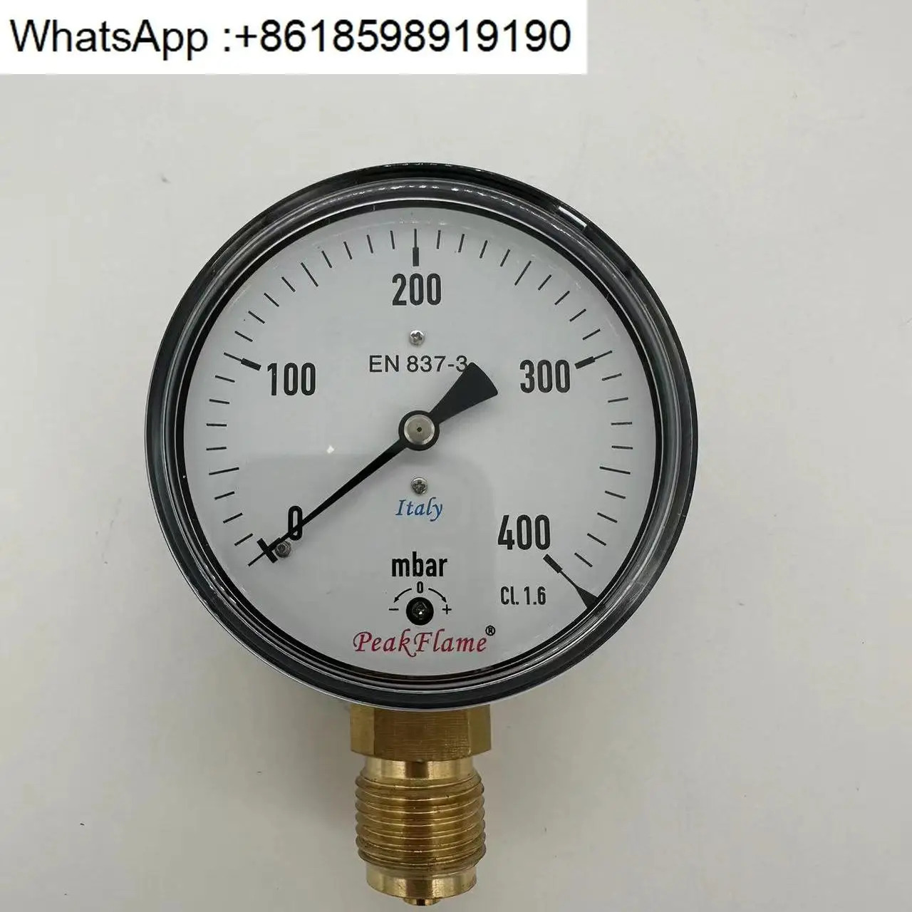 EN837-3/ 압력 게이지 0-100mbar/0-160mbar/0-250mbar