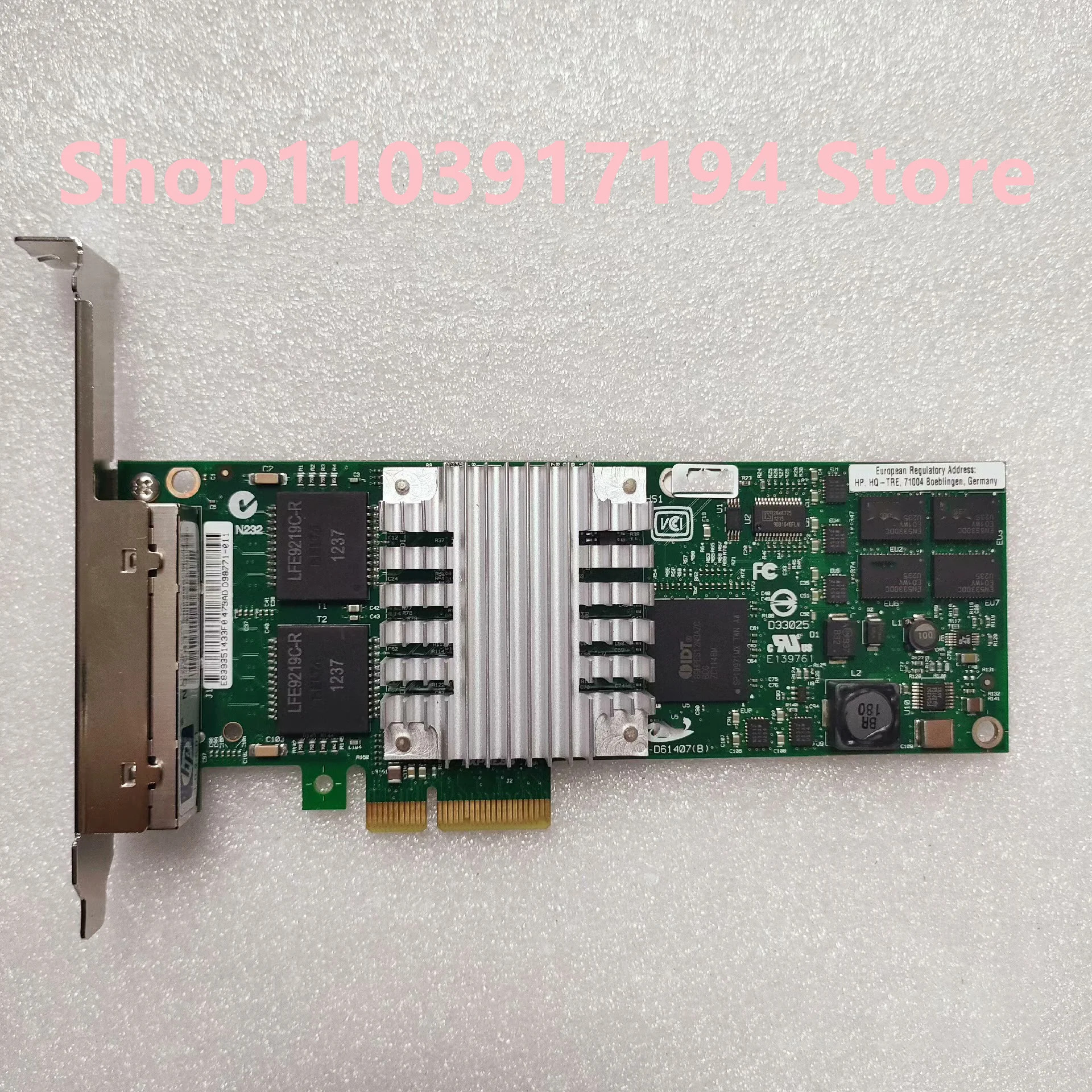 EXPI9404PT NC364T PCI-E 4 포트 기가비트 서버 네트워크 카드 CPU-D61407