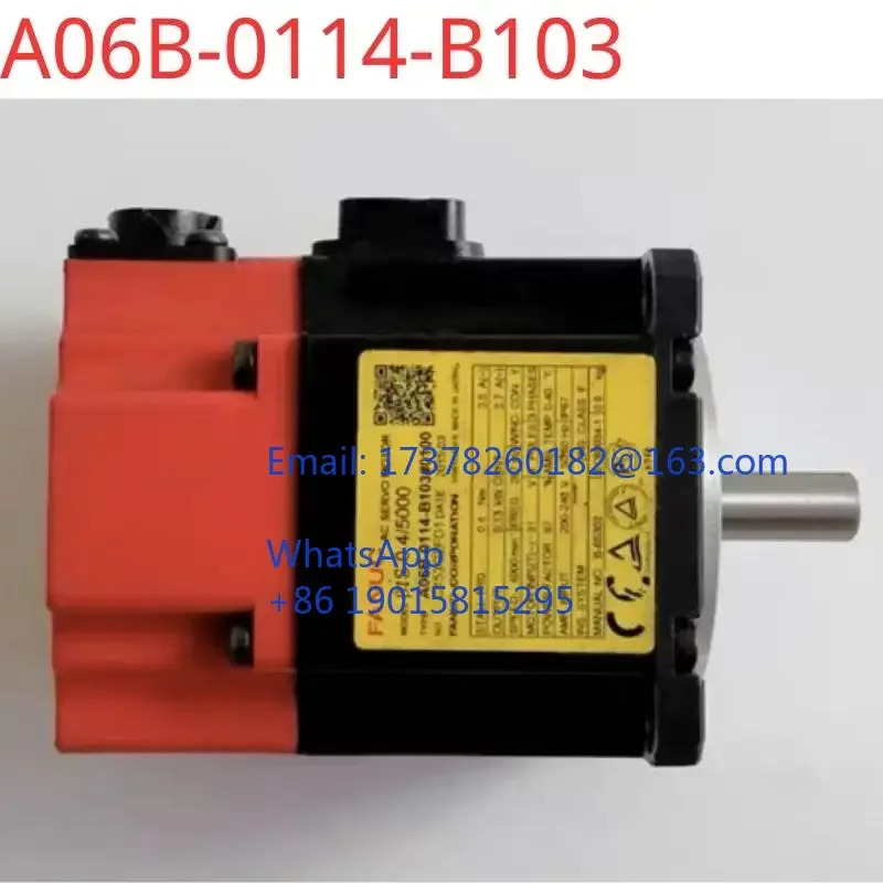 A06B-0114-B103 리퍼 Fanuc 서보 소형 모터 감지 OK