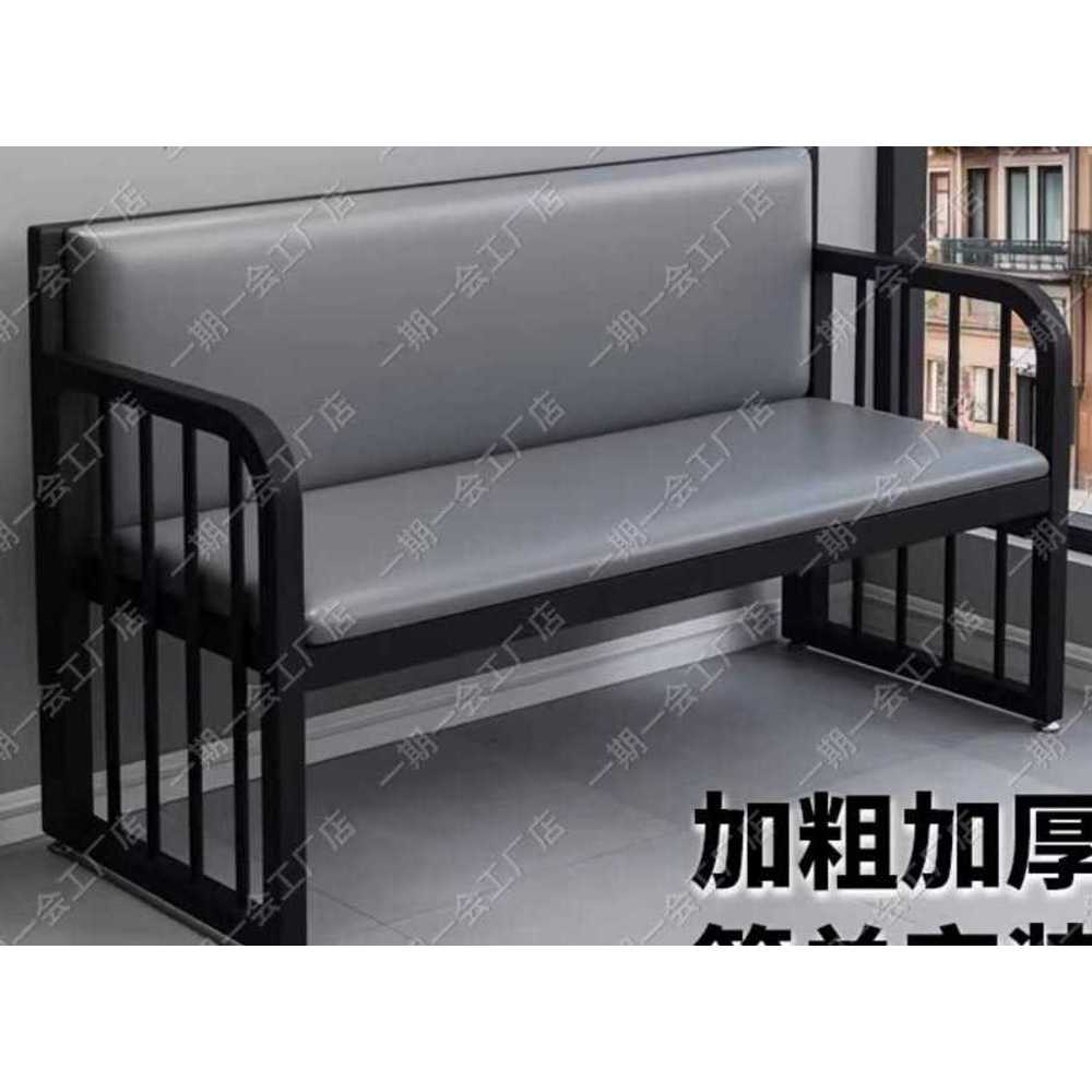 벤치 등받이 의자 약국 병원 용 업소용 대기 소파 체어 85x81 - 상세 이미지 3