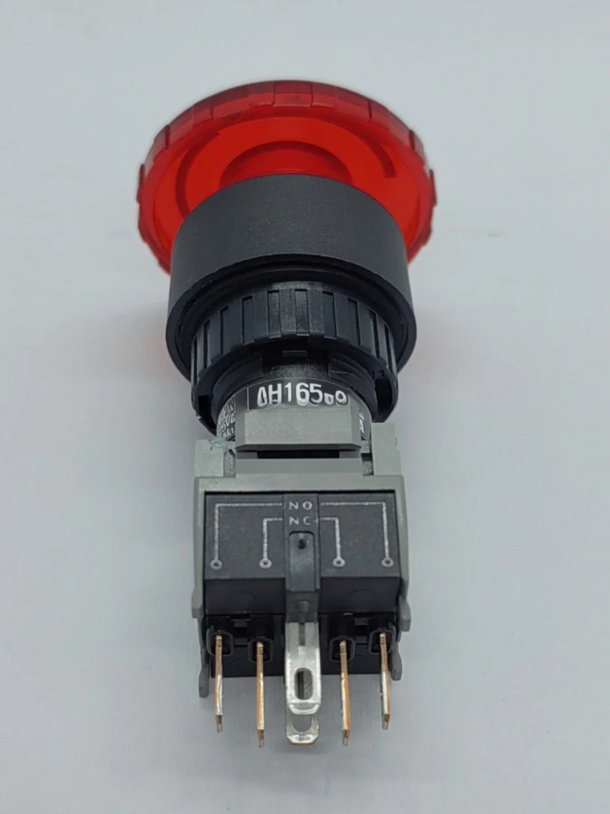 비상 정지 스위치 회전 리셋 AH165-2VL E3 24V 28V