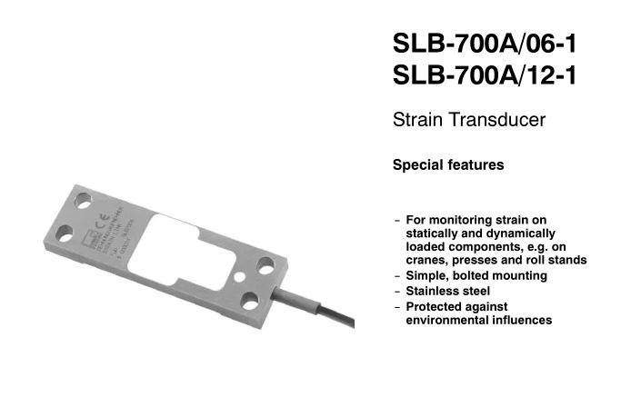 HBM SLB700A/06VA 스트레게이지/스트레미터/전압 전류 출력 스트레변환기