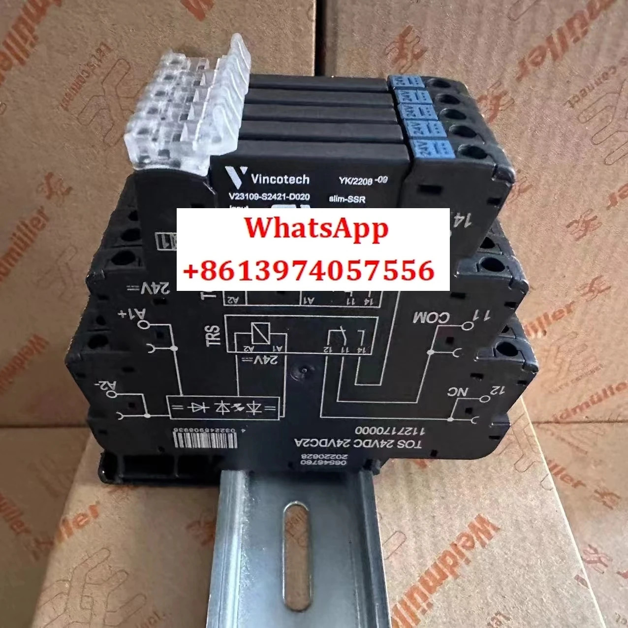 TOS 24VDC 2A 24V 솔리드 스테이트 릴레이 1127170000