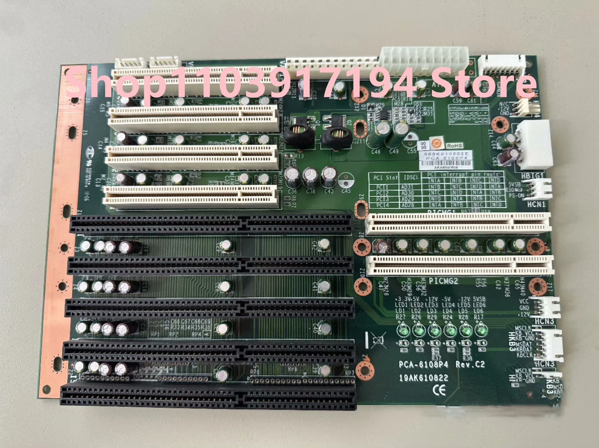 ADVANTECH 산업컴퓨터 백플레PCA-6108P4 Rev.C2용