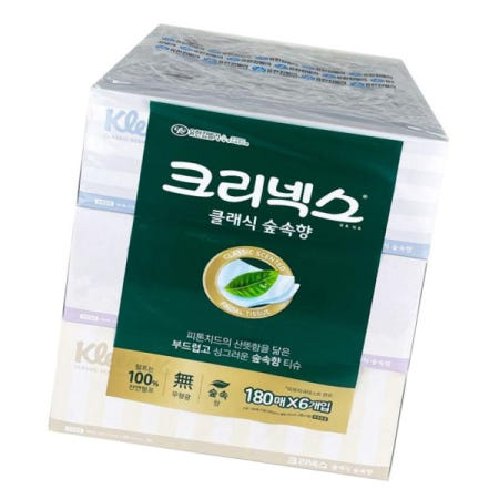 유한킴벌리 코디 크리넥스 클래식 숲속향 각티슈 x 6입 - O 180매
