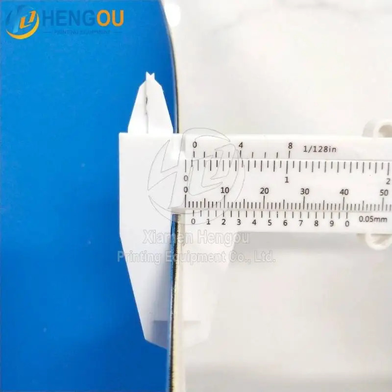 KBA Roland Heidelber SM74 인쇄기계 교체 예비 부품 고무 담요 블루 좋은784x680x1.95mm