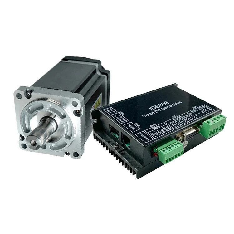 섬유 기계IDS850PRO 드라이버가 포함된 400W 24V 20A 정격 토크 1.27Nm 브러시리스 3000rpm DC 서보모터