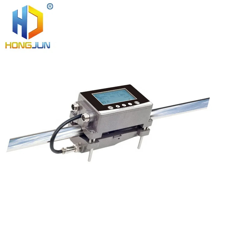 HLF400 RS485 DN15 DN25 DN32 DN40 소형 파이프 클램프 온 초음파 유량계/유량계