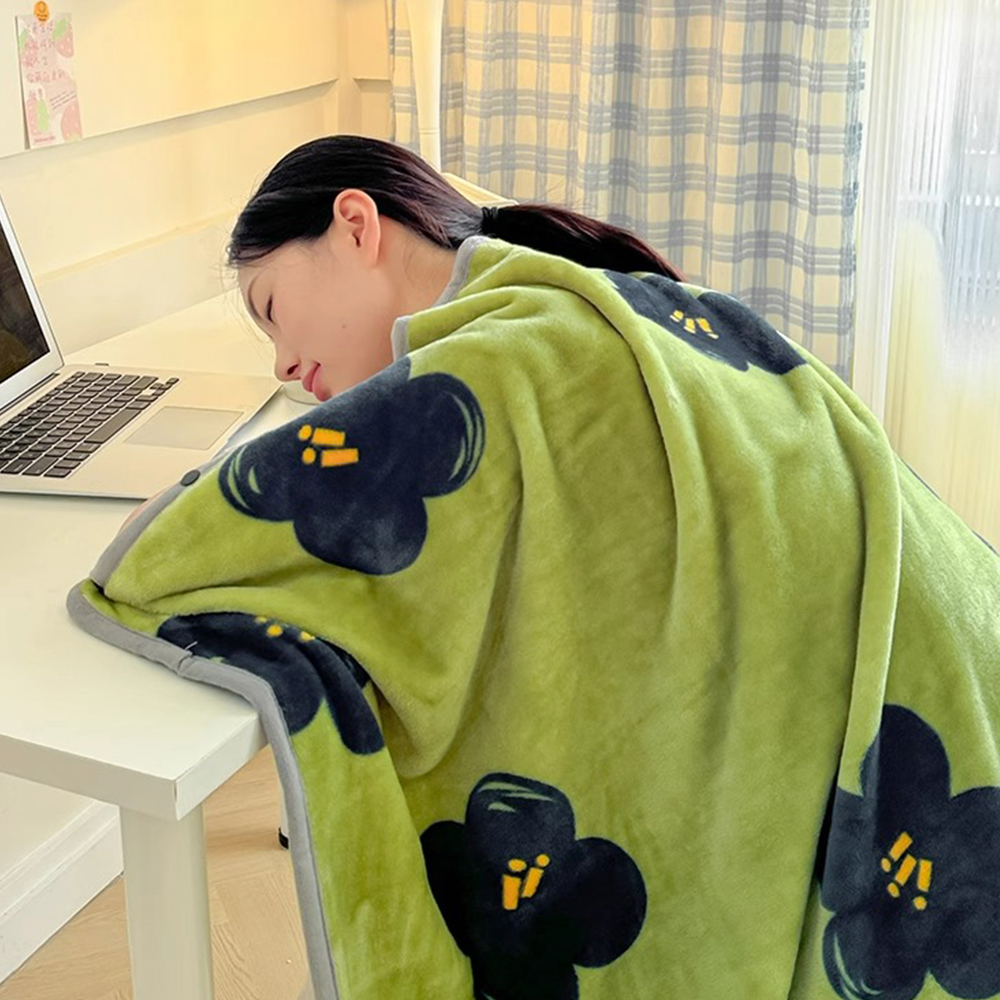 코지 극세사담요 입는 블랭킷 양털이불 캠핑 쇼파 보온 거실 휴대용 차박