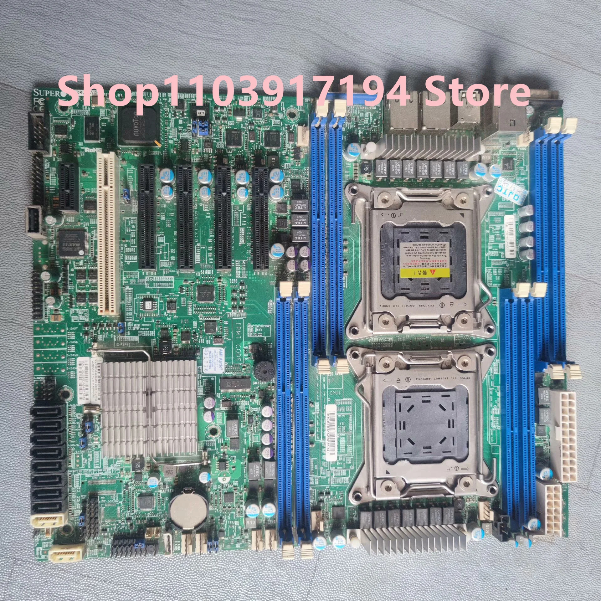 슈퍼 X9DRL-IF-Y101B X79 양방향 서버 마더보드 DDR3 메모리
