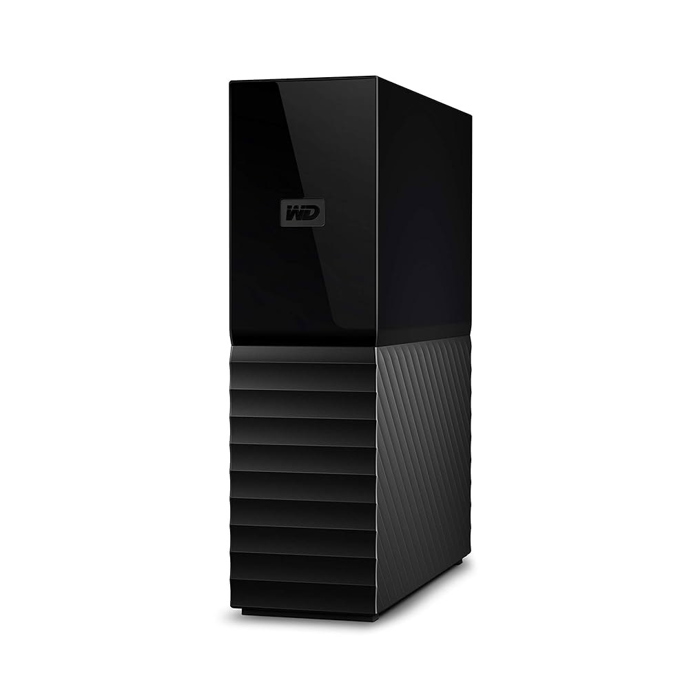 WD 18TB My Book 데스크탑 외장 하드 드라이브, USB 3.0, 비밀번호 보호 및 자동 백업 소프트웨어가 포함된 HDD - WDBGB0180HBK-NESN - 상품 이미지