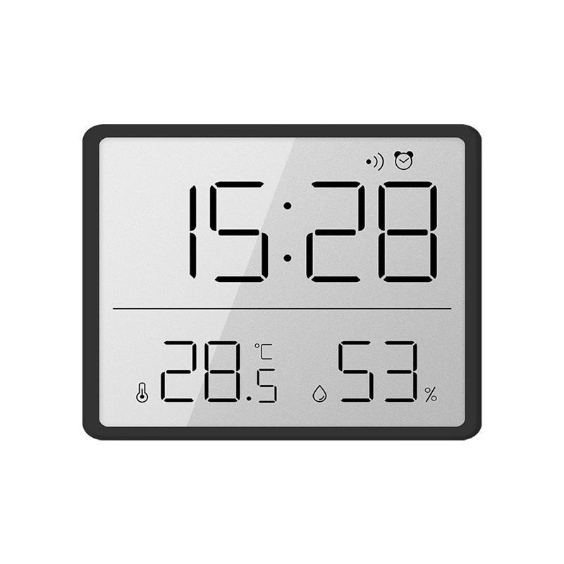 자석 알람시계 타이머 온습도계 다기능 LCD 전자시계 화이트8218 - 상세 이미지 5