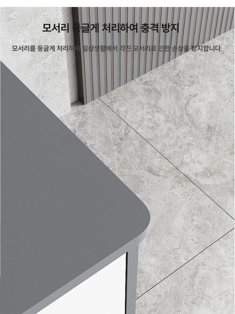 프린터테이블 복합기 수납장 받침대 다이 프린터기 캐비닛 45cm 높이 그레이 화이트 - 상세 이미지 2