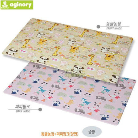 [협력업체]알리바니스토어 놀이매트 플레이 놀이방매트 동물농장 퍼피핑크