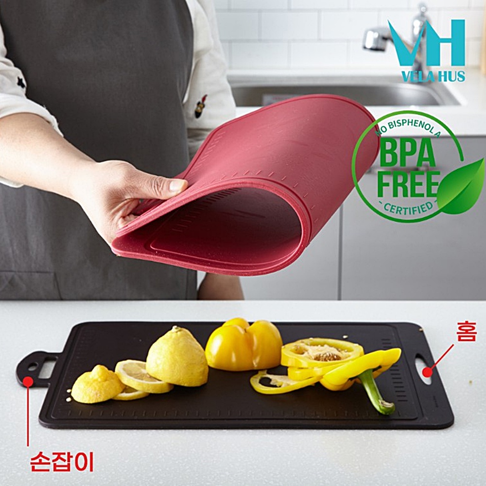국산 이유식 도마 실리콘 항균 무독성 대형 43cm 박대표마켓 - 상세 이미지 4